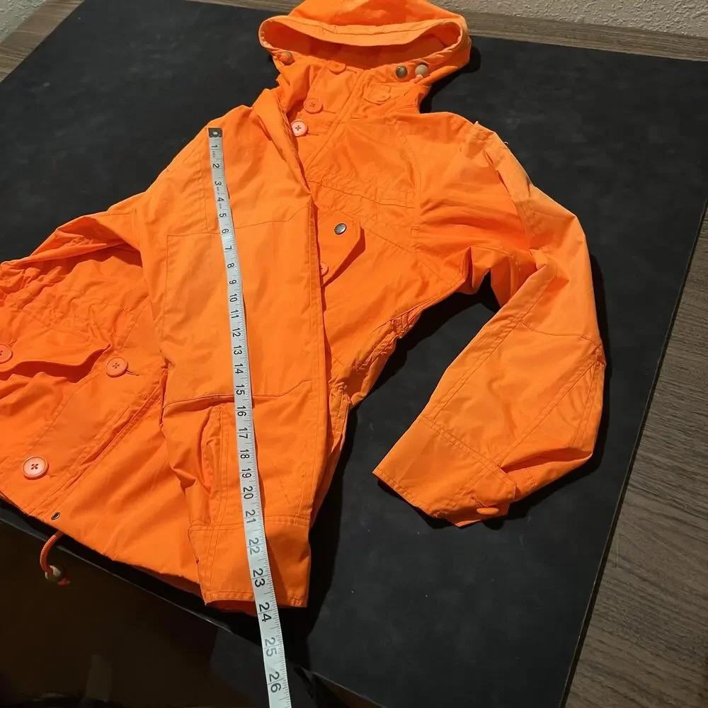 Polo Ralph Lauren Jacket Military Orange Hooded Vintage Anorak Hunting Pockets